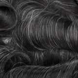 AddBeauty Swiss Lace & PU Toupee Replacement Systems Handmade Men Wig Hairpiece Natural Remy Indian Human Hair 6 Inch