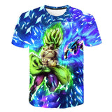 2019 Summer Kids Dragon Ball Z T Shirt 3D Print Anime Goku Vegeta T-shirts Dragonball Shirt 100% Polyester Children Clothes