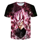 2019 Summer Kids Dragon Ball Z T Shirt 3D Print Anime Goku Vegeta T-shirts Dragonball Shirt 100% Polyester Children Clothes