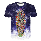 2019 Summer Kids Dragon Ball Z T Shirt 3D Print Anime Goku Vegeta T-shirts Dragonball Shirt 100% Polyester Children Clothes