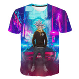 2019 Summer Kids Dragon Ball Z T Shirt 3D Print Anime Goku Vegeta T-shirts Dragonball Shirt 100% Polyester Children Clothes