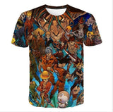 2019 Summer Kids Dragon Ball Z T Shirt 3D Print Anime Goku Vegeta T-shirts Dragonball Shirt 100% Polyester Children Clothes