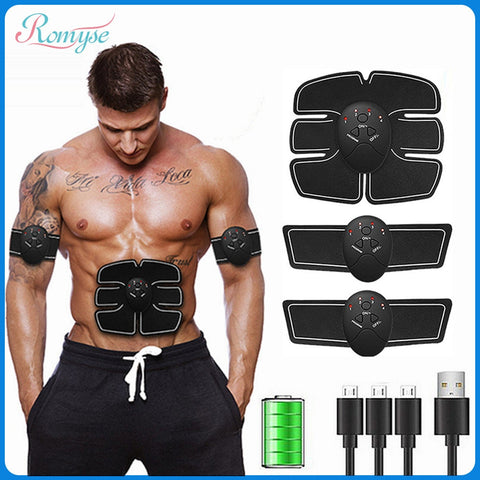 3IN1 Stomach Slimming Patch Arm Slimmer USB EMS Muscle Stimulator Health-care Anti Cellulite Belly Fat Weight Loss Products