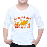 Cartoon Fashion Lion king Print Kids T Shirts Boys/Girls Hip hop O-neck Children's Long Sleeve Tops Y32-6