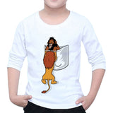 Cartoon Fashion Lion king Print Kids T Shirts Boys/Girls Hip hop O-neck Children's Long Sleeve Tops Y32-6