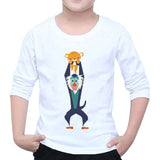 Cartoon Fashion Lion king Print Kids T Shirts Boys/Girls Hip hop O-neck Children's Long Sleeve Tops Y32-6