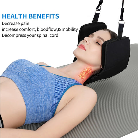 2019 Neck Massager Support Hammock Cervical Traction Device On Door Cervical Pain Relief Neck Stretch Health Care Masajeador