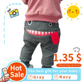 MUQGEW Children Clothing Pants 2019 Hot Sale Baby Children Kids Boys Girls Cute Cartoon Shark Tongue Harem Pants Trousers Pants