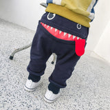 MUQGEW Children Clothing Pants 2019 Hot Sale Baby Children Kids Boys Girls Cute Cartoon Shark Tongue Harem Pants Trousers Pants