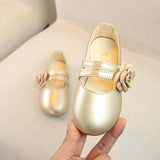 Spring Summer Girls Shoes With Floral Sweet Princess Kids Sandals Soft Cute Flowers Fashion Children's Shoes For 3-11 Y