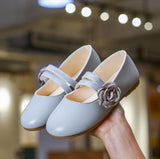 Spring Summer Girls Shoes With Floral Sweet Princess Kids Sandals Soft Cute Flowers Fashion Children's Shoes For 3-11 Y