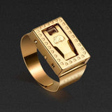 Personality protective ring invisible protection, outdoor cut ropes, men and women self-help ring