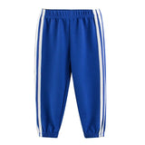 New Cotton Kids Pants Girls Striped Harem Pants Boys Children Pants Toddler Trousers Elastic Waist 2-7 Yrs Summer High Quality