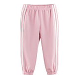 New Cotton Kids Pants Girls Striped Harem Pants Boys Children Pants Toddler Trousers Elastic Waist 2-7 Yrs Summer High Quality