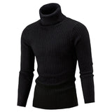 SFIT Autumn Winter Brand Men Sweater O-Neck Striped Slim Men Casual Long Sleeve Patchwork Pollover Sweaters Mens Thin Clothes