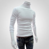 SFIT Autumn Winter Brand Men Sweater O-Neck Striped Slim Men Casual Long Sleeve Patchwork Pollover Sweaters Mens Thin Clothes