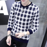 Autumn Korean Fashion Sweater Men Female Sika Deer Pattern Casual  Knitted Pullovers Slim Fit Christmas Gift Male Pull Sweter