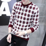Autumn Korean Fashion Sweater Men Female Sika Deer Pattern Casual  Knitted Pullovers Slim Fit Christmas Gift Male Pull Sweter