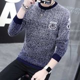Autumn Korean Fashion Sweater Men Female Sika Deer Pattern Casual  Knitted Pullovers Slim Fit Christmas Gift Male Pull Sweter