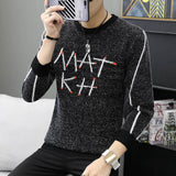 Autumn Korean Fashion Sweater Men Female Sika Deer Pattern Casual  Knitted Pullovers Slim Fit Christmas Gift Male Pull Sweter