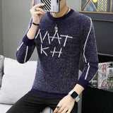 Autumn Korean Fashion Sweater Men Female Sika Deer Pattern Casual  Knitted Pullovers Slim Fit Christmas Gift Male Pull Sweter