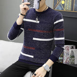 Autumn Korean Fashion Sweater Men Female Sika Deer Pattern Casual  Knitted Pullovers Slim Fit Christmas Gift Male Pull Sweter