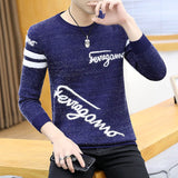 Autumn Korean Fashion Sweater Men Female Sika Deer Pattern Casual  Knitted Pullovers Slim Fit Christmas Gift Male Pull Sweter