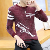 Autumn Korean Fashion Sweater Men Female Sika Deer Pattern Casual  Knitted Pullovers Slim Fit Christmas Gift Male Pull Sweter