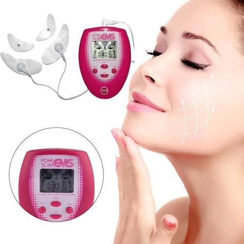 Facial Electronic Instrument Beauty Machine Weight Loss Slimming Device Healthy Massager Health Face Body Care Machine Red New