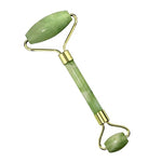 Double Green Jade Roller Facial Roller Face Massager Slimming Face Neck lift masajeador Facial Massage Stone Beauty Health Care