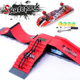 Finger Skateboards Skate Park Ramp Parts for Tech Practice Deck Children Gift Set  Fingerboard Toys