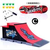 Finger Skateboards Skate Park Ramp Parts for Tech Practice Deck Children Gift Set  Fingerboard Toys