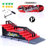 Finger Skateboards Skate Park Ramp Parts for Tech Practice Deck Children Gift Set  Fingerboard Toys