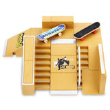 New 5pcs Skate Park Kit Ramp Parts For Tech Deck Fingerboard Excellent Extreme Sports Enthusiasts Suitable For All Ages Gifts
