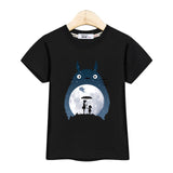 3D starry sky Totoro Kids T shirt Boy Girl New Cotton Spring Tops Shirt 4-14 age baby Clothes Cartoon Cat Print  Long Sleeve Tee