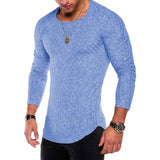 Casual Men's O-Neck Slim Fit Sweater Pullovers Men Fashion Spring Thin Knittwear Pullover Men Homme Leisure Sweaters