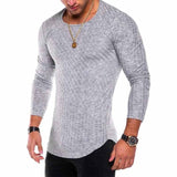 Casual Men's O-Neck Slim Fit Sweater Pullovers Men Fashion Spring Thin Knittwear Pullover Men Homme Leisure Sweaters