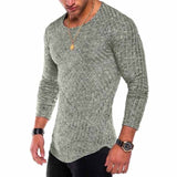 Casual Men's O-Neck Slim Fit Sweater Pullovers Men Fashion Spring Thin Knittwear Pullover Men Homme Leisure Sweaters