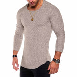 Casual Men's O-Neck Slim Fit Sweater Pullovers Men Fashion Spring Thin Knittwear Pullover Men Homme Leisure Sweaters