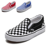 Kids Shoes For Girls Children Canvas Shoes Boys Sneakers Spring Autumn 2019 White Short Plaid Fashion Children Skate Shoe #65