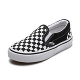 Kids Shoes For Girls Children Canvas Shoes Boys Sneakers Spring Autumn 2019 White Short Plaid Fashion Children Skate Shoe #65