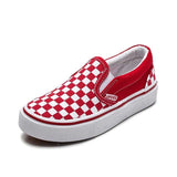 Kids Shoes For Girls Children Canvas Shoes Boys Sneakers Spring Autumn 2019 White Short Plaid Fashion Children Skate Shoe #65