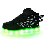 Size 25-37 Children Glowing Sneakers Kid Luminous Sneakers for Boys Girls Led Sneakers with Luminous Sole Lighted Shoes