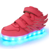 Size 25-37 Children Glowing Sneakers Kid Luminous Sneakers for Boys Girls Led Sneakers with Luminous Sole Lighted Shoes
