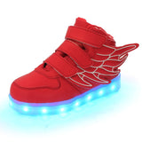 Size 25-37 Children Glowing Sneakers Kid Luminous Sneakers for Boys Girls Led Sneakers with Luminous Sole Lighted Shoes